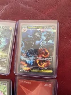 Mega Charizard X ex 125/094 Me02: Phantasmal Flames Holo Pokemon TCG PACK FRESH - Image 3