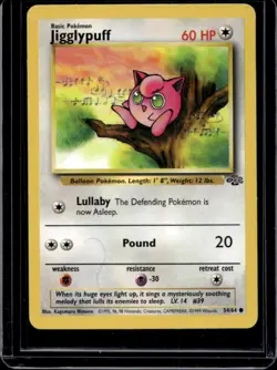 1999 Pokemon Jungle Jigglypuff #54/64 - Image 1