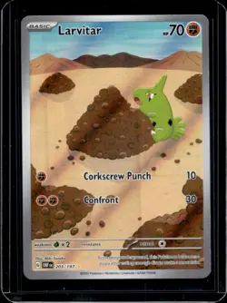 2023 Pokemon SV Obsidian Flames - OBF EN Larvitar #203/197 - Image 1