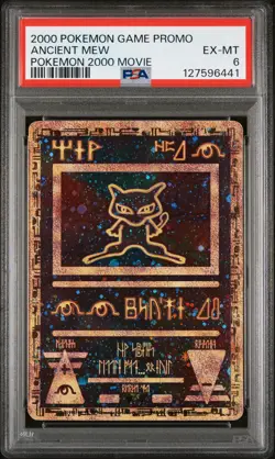 2000 POKEMON GAME MOVIE POKEMON 2000 MOVIE ANCIENT MEW PSA 6 - Image 1