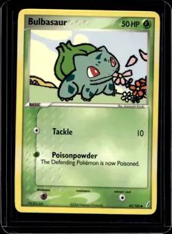 2006 Pokemon EX Crystal Guardians Bulbasaur #45/100 - Image 1