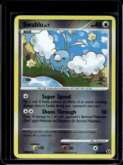 2008 Pokemon Diamond & Pearl Great Encounters Swablu #86/106 - Image 1