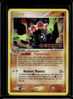2005 Pokemon EX Deoxys Claydol Reverse Holo #5/107 - Image 1