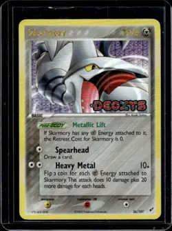2005 Pokemon EX Deoxys Skarmory Reverse Holo #26/107 - Image 1