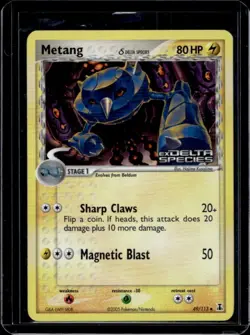 2005 Pokemon EX Delta Species Metang Reverse Holo #49/113 - Image 1