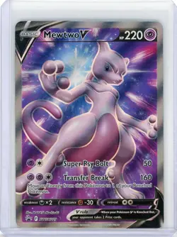 Pokemon Full Art Mewtwo V Black Star Promo SWSH229 Sword & Shield - Image 1
