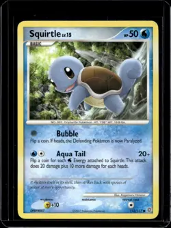 2007 Pokemon Diamond & Pearl Secret Wonders Squirtle #112/132 - Image 1