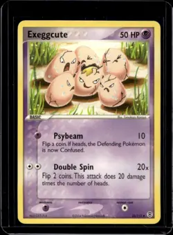 2004 Pokemon EX FireRed & LeafGreen Exeggcute #33/112 - Image 1