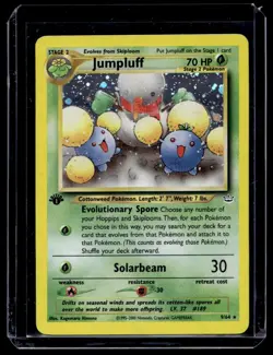 2000 Pokemon Neo Revelation First Edition Jumpluff Holo #9/64 - Image 1