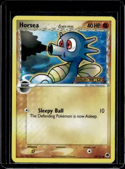 2006 Pokemon EX Dragon Frontiers Horsea Delta Species Reverse Holo #50/101 - Image 1