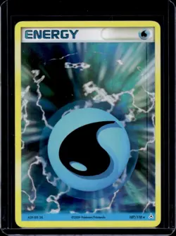 2006 Pokemon EX Holon Phantoms Water Energy Holo #107/110 - Image 1