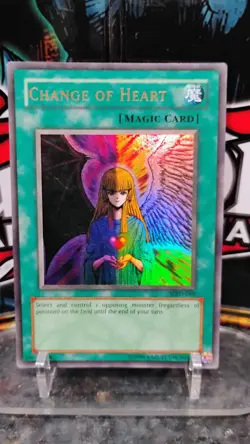 CHANGE OF HEART Foil Holo YU-GI-OH Trading MAGIC Card MRD-060 - Image 1