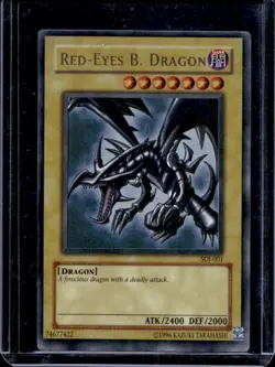 2003 Yu-Gi-Oh! Starter Deck Joey Red-Eyes B. Dragon #SDJ-001 - Image 1
