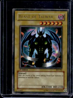 2002 Yu-Gi-Oh! Pharaoh's Servant 1st Edition Beast of Talwar #PSV-103 - Image 1