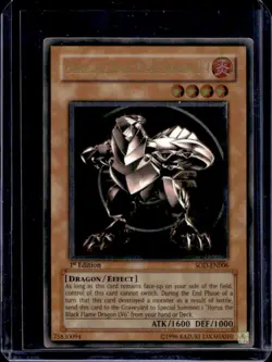 2004 Yu-Gi-Oh! Soul of Duelist Horus Black Flame Dragon LV4 1st Ed #SOD-EN006 - Image 1