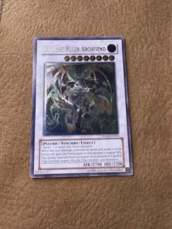 Thought Ruler Archfiend Ultimate Rare Light Play - Image 2