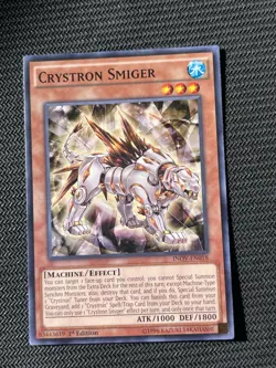 Crystron Smiger INOV-EN018 Yu-Gi-Oh Invasion: Vengeance Common NM 1st Edition - Image 1