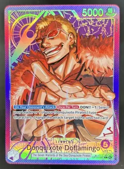 2026 One Piece Azure Sea's Seven Donquixote Doflamingo Alt Art #OP14-060 - Image 1