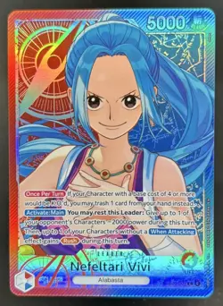 2025 One Piece Heroines Edition Nefeltari Vivi Alt Art #EB03-001 - Image 1