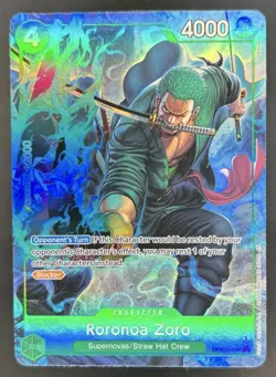 2025 One Piece The Best V2 Roronoa Zoro Alt Art #PRB02-006 - Image 1