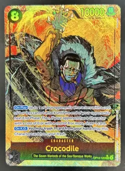 2026 One Piece Azure Sea's Seven Crocodile Alt Art #OP14-120 - Image 1