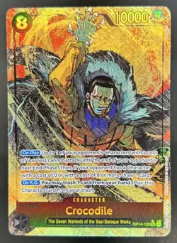 2026 One Piece Azure Sea's Seven Crocodile Alt Art #OP14-120 - Image 1