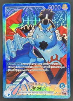 2026 One Piece Azure Sea's Seven Jinbe Alt Art #OP14-040 - Image 1