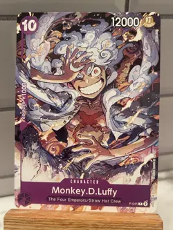 ONE PIECE TCG: Monkey.D.Luffy ST18 P-041 PROMO PURPLE Starter Deck - Image 1