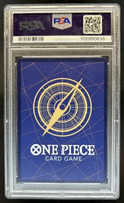 2024 One Piece Two Legends Monkey D Luffy Treasure Rare #OP07-109 PSA 10 - Image 2
