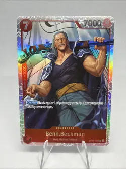 Benn.Beckman Super Rare OP09-009 SR ONE PIECE NM - Image 1
