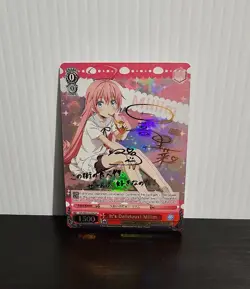Weiss Schwarz Slime It's Delicious Milim TSK/S82-E029SP Signed SP English NM - Image 1