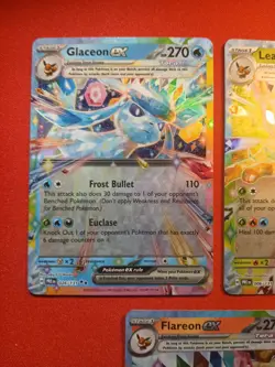 Flareon ex 014/131 Sv: Prismatic Evolutions Holo (3) CARDS 🔥 - Image 3