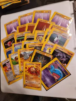 LOT- 27 Holo And Non-Holo Japanese Ecard Pokemon Cards First Edition Mint! - Image 1