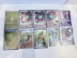 Pokemon TCG Lot 10 FULL ART Gold Star Cards NEAR MINT - Image 1