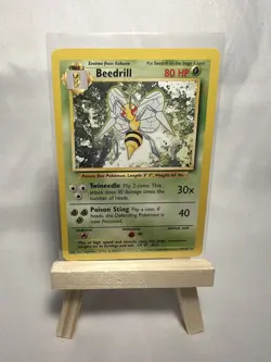 Beedrill - 17/102 - Pokemon Base Set Unlimited Rare Card WOTC MP - HP - Image 1