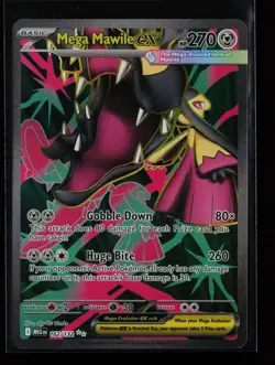 Mega Mawile ex 162/132 Ultra Rare ME01: Mega Evolution Pokemon Card - Image 1