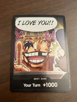 Don!! Card I Love You!! - Alt Art - One Piece Kingdoms Of Intrigue - English NM - Image 1