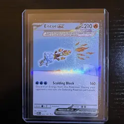 Eiscue ex 222 Obsidian Flames Special Illustration Rare SIR Pokemon Card TCG - Image 1