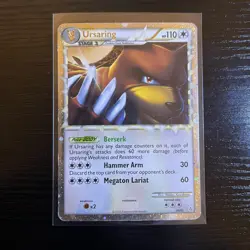 Ursaring Prime 89 Unleashed Ultra Rare Card Pokemon TCG - Image 1