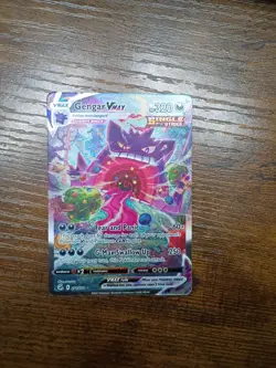 Pokemon Gengar VMAX Fusion Strike Secret Rare Single Strike Holo Card 271/264 - Image 1