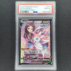 Sylveon V - TG14/TG30 - Ultra Rare - Brilliant Stars - Pokemon Card - PSA 10 - Image 1
