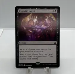 Magic: The Gathering Diabolic Intent 141/254 Battlebond Rare Sorcery Black Card - Image 1