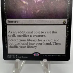 Magic: The Gathering Diabolic Intent 141/254 Battlebond Rare Sorcery Black Card - Image 3