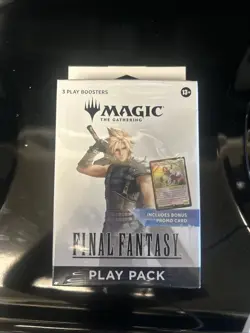 Magic The Gathering Final Fantasy Play Pack w/ 3 PACKS + ZIDANE PROMO SEALED NEW - Image 1