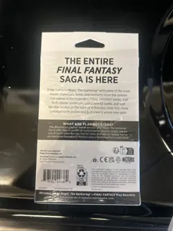 Magic The Gathering Final Fantasy Play Pack w/ 3 PACKS + ZIDANE PROMO SEALED NEW - Image 2