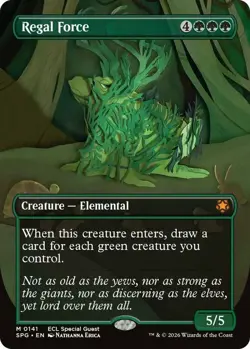 MTG Regal Force - Borderless, NM-Mint, English Special Guests - Image 1