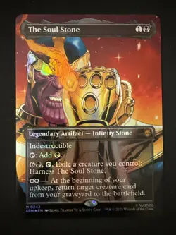 Thanos - The Soul Stone (Borderless) Marvel's Spider-Man Foil M 0243 - Image 1