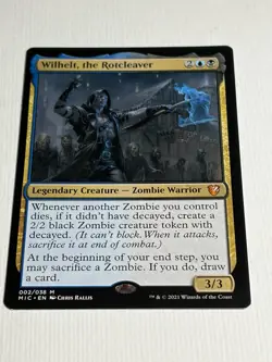 Wilhelt, the Rotcleaver #2 (NM) Midnight Hunt MIC Magic MTG - Image 1