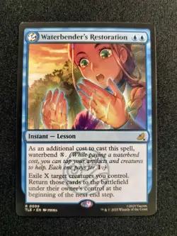 MTG Waterbender's Restoration 0099 Avatar: The Last Airbender NM - Image 1