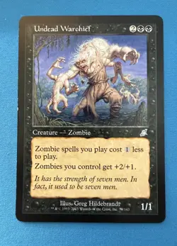 Undead Warchief Scourge MTG LP - Image 1